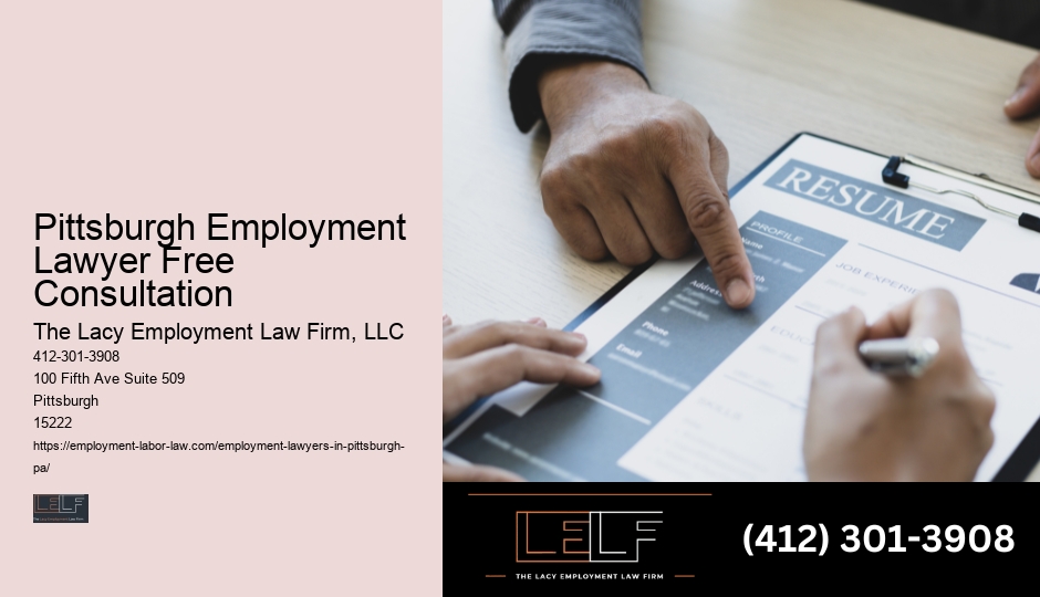 Employment Law Assistance Pittsburgh