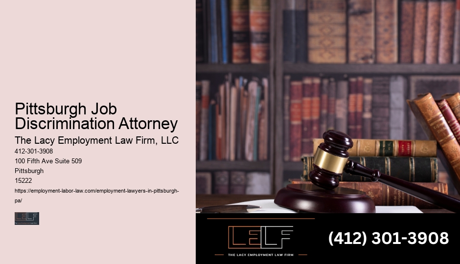 Pittsburgh Job Termination Legal Help
