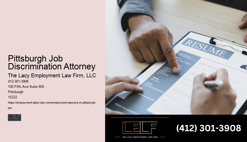 Pittsburgh Employment Law Expert Consultation