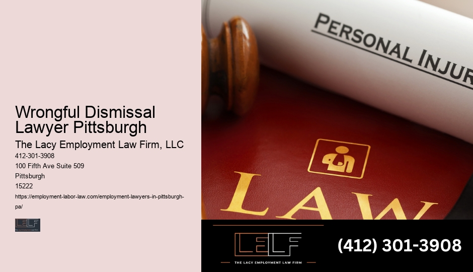 Leading Wrongful Termination Attorney Pittsburgh