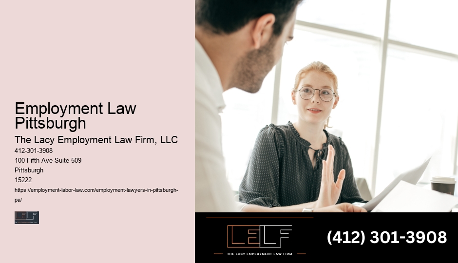 Pittsburgh Employment Lawyer Payment Arrangements