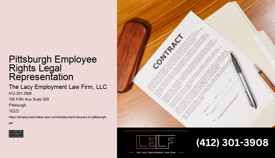 Pittsburgh Employment Law Firm Advocacy